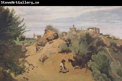 Jean Baptiste Camille  Corot Le chevrier de Genzano (mk11)